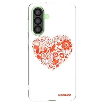 Picasee silikonowe przeźroczyste etui na Samsung Galaxy A26 5G A266B - Big heart
