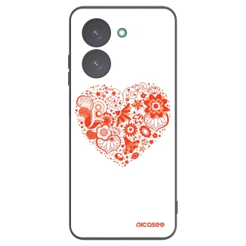Picasee silikonowe czarne etui na Xiaomi Redmi A5 - Big heart