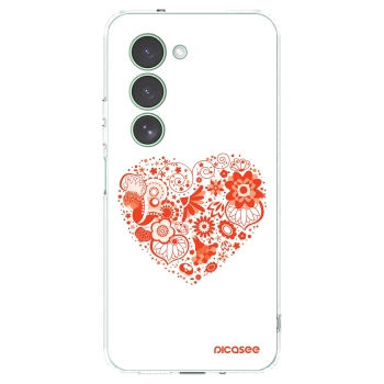 Picasee silikonowe przeźroczyste etui na Xiaomi Redmi 15 5G - Big heart