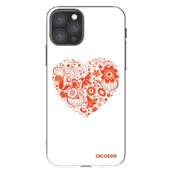 Picasee silikonowe przeźroczyste etui na Apple iPhone 11 Pro - Big heart