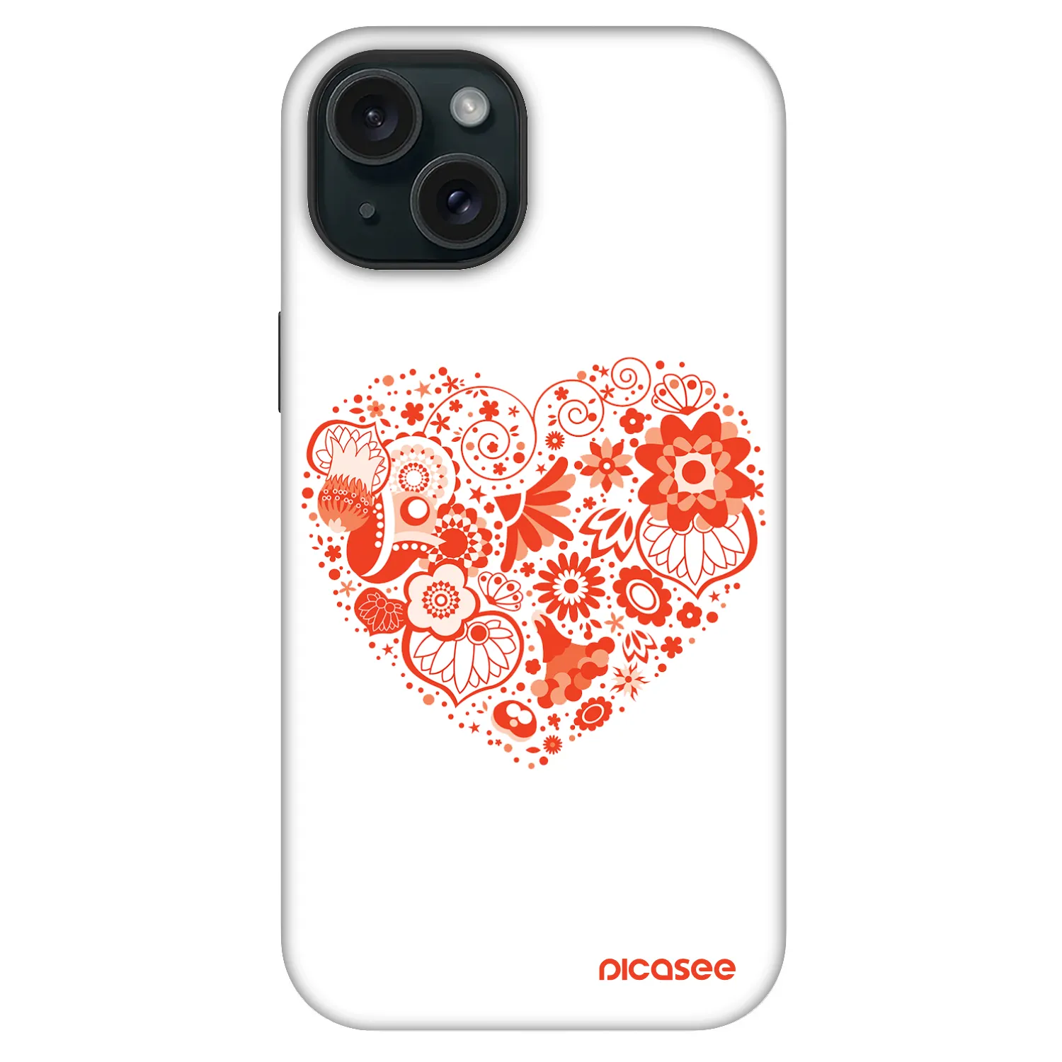 Picasee Fashion Case MagSafe na Apple iPhone 15 - Big heart