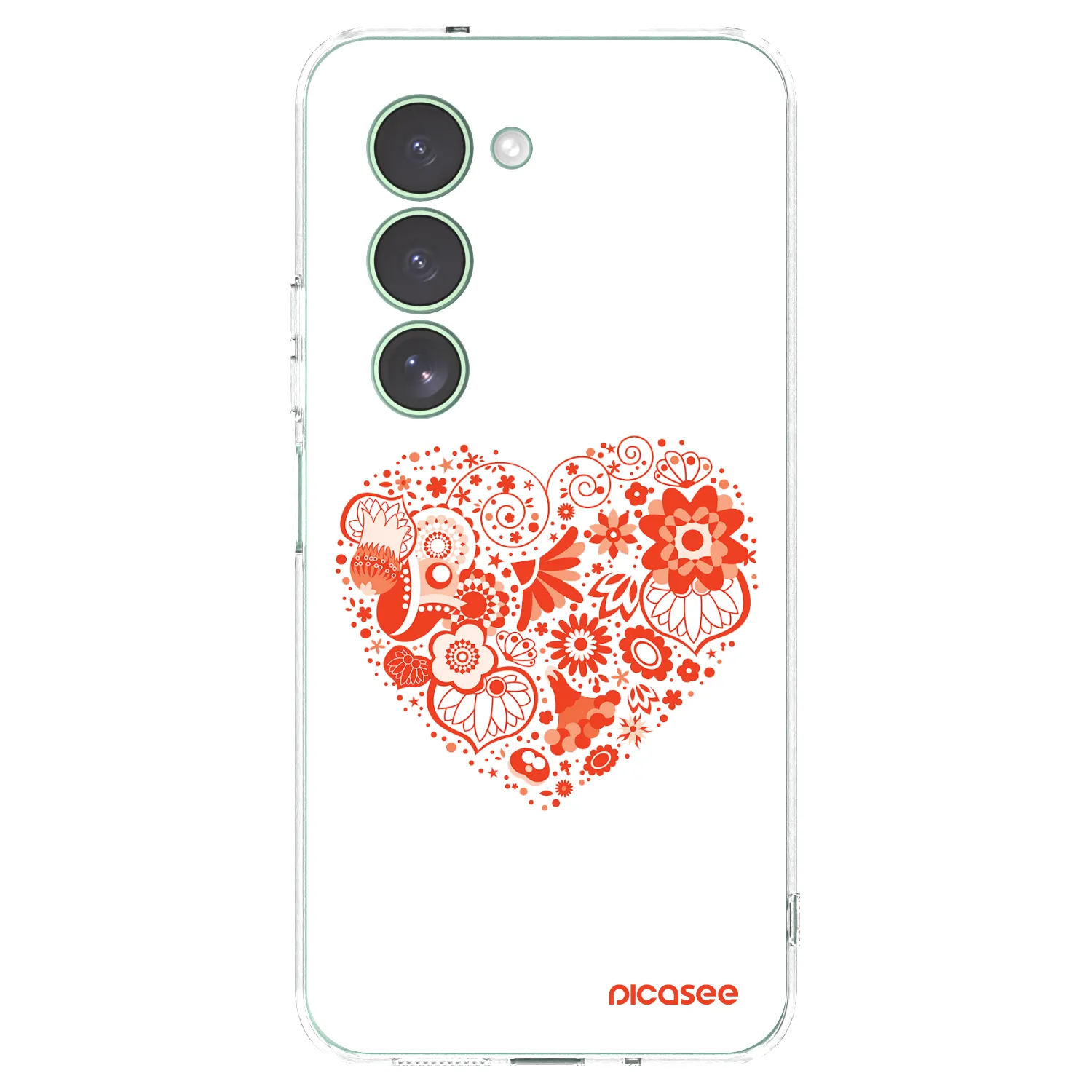 Picasee silikonowe przeźroczyste etui na Xiaomi Redmi 15 5G - Big heart