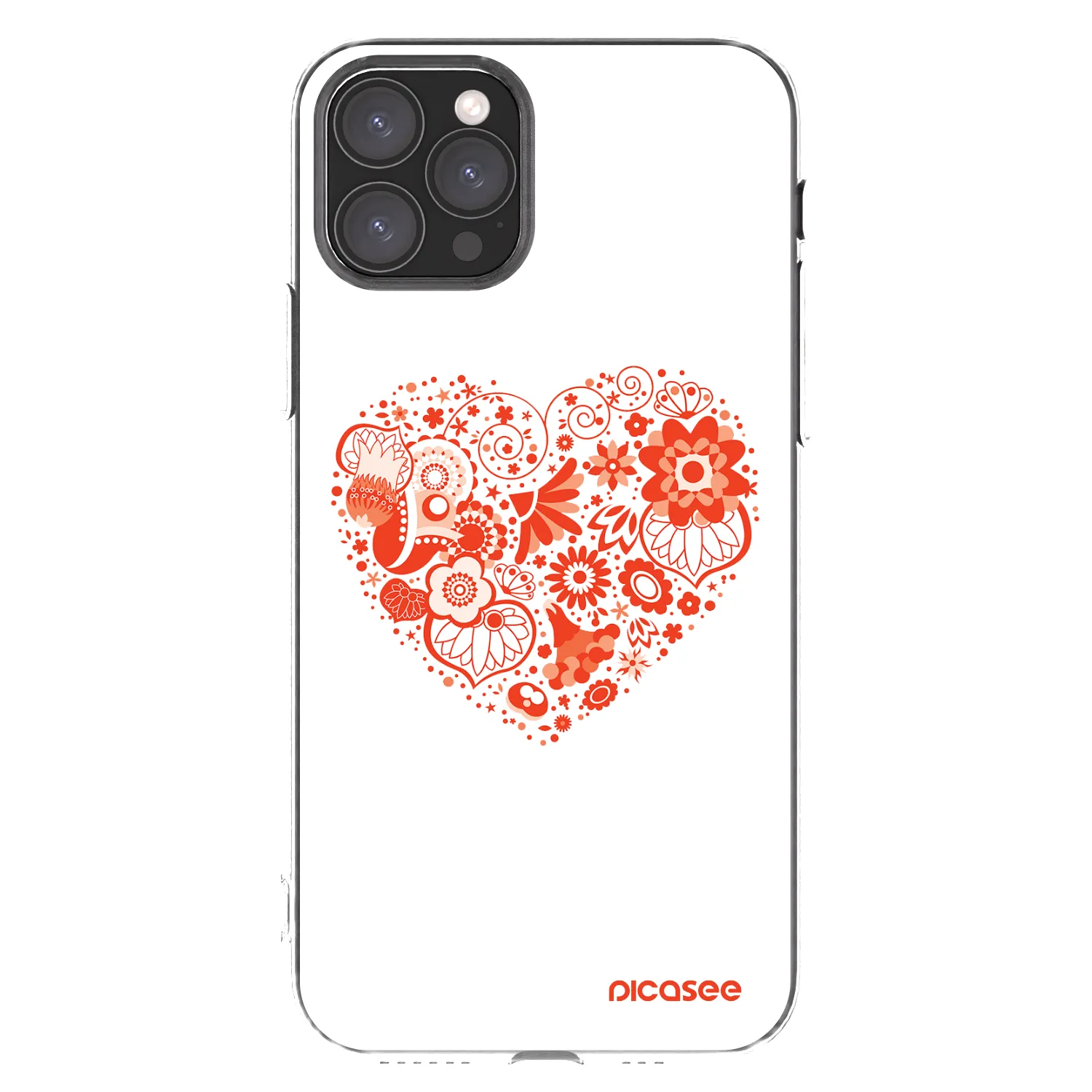 Picasee silikonowe przeźroczyste etui na Apple iPhone 11 Pro - Big heart