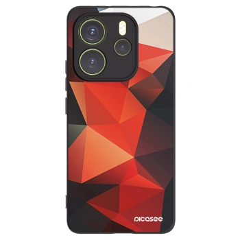 Picasee silikonowe czarne etui na Xiaomi Redmi Note 14 4G - Wallpaper 2