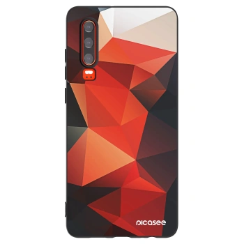 Picasee silikonowe czarne etui na Huawei P30 - Wallpaper 2