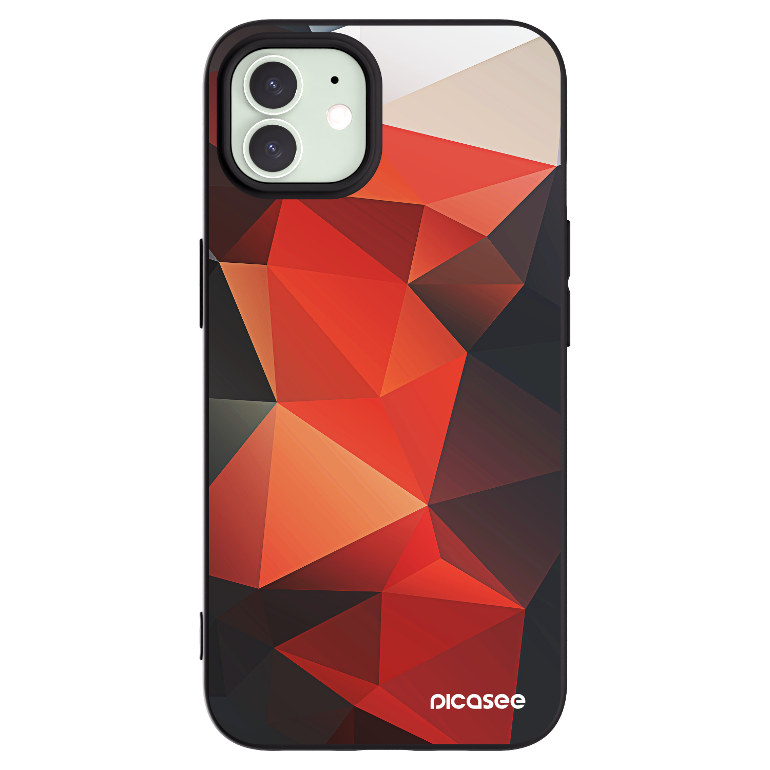 Picasee silikonowe czarne etui na Apple iPhone 12 Pro - Wallpaper 2