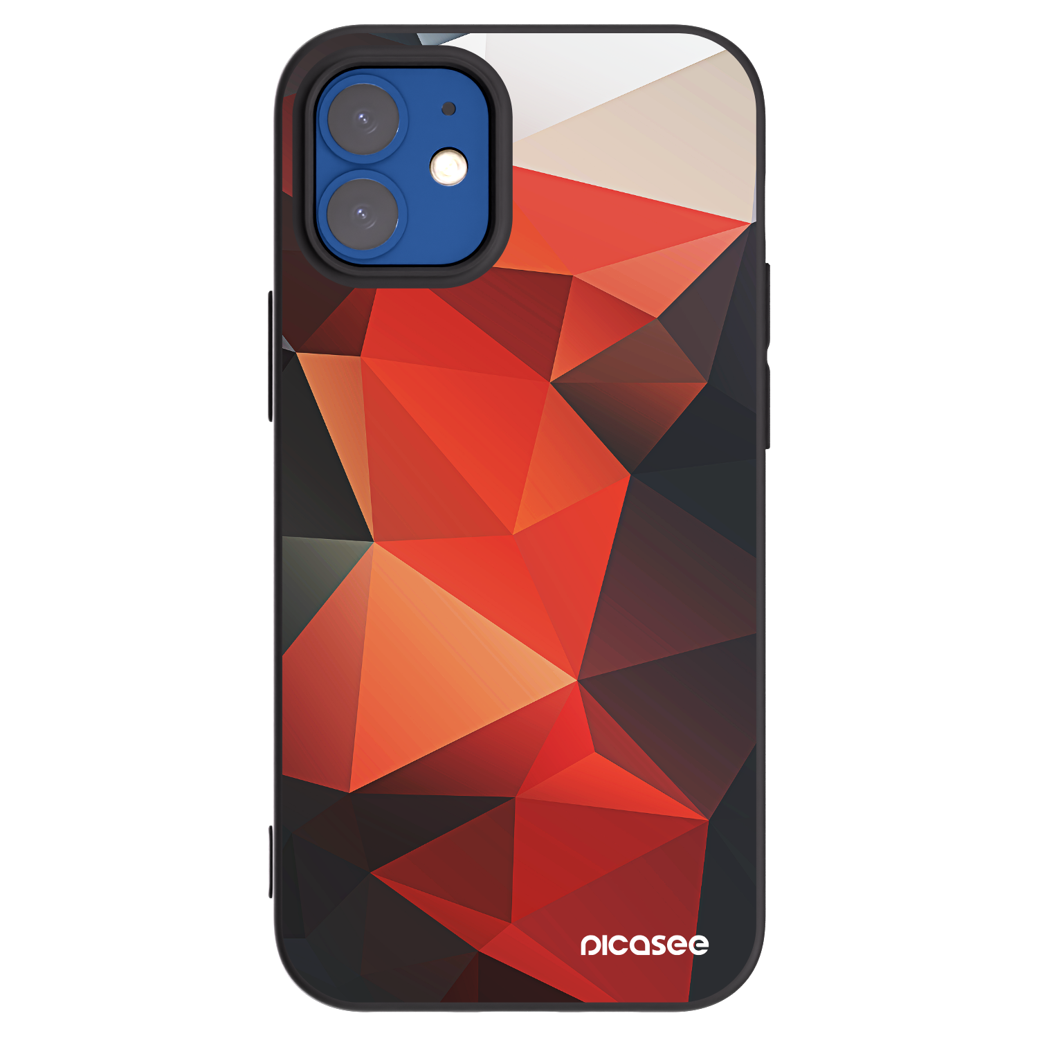 Picasee silikonowe czarne etui na Apple iPhone 12 mini - Wallpaper 2