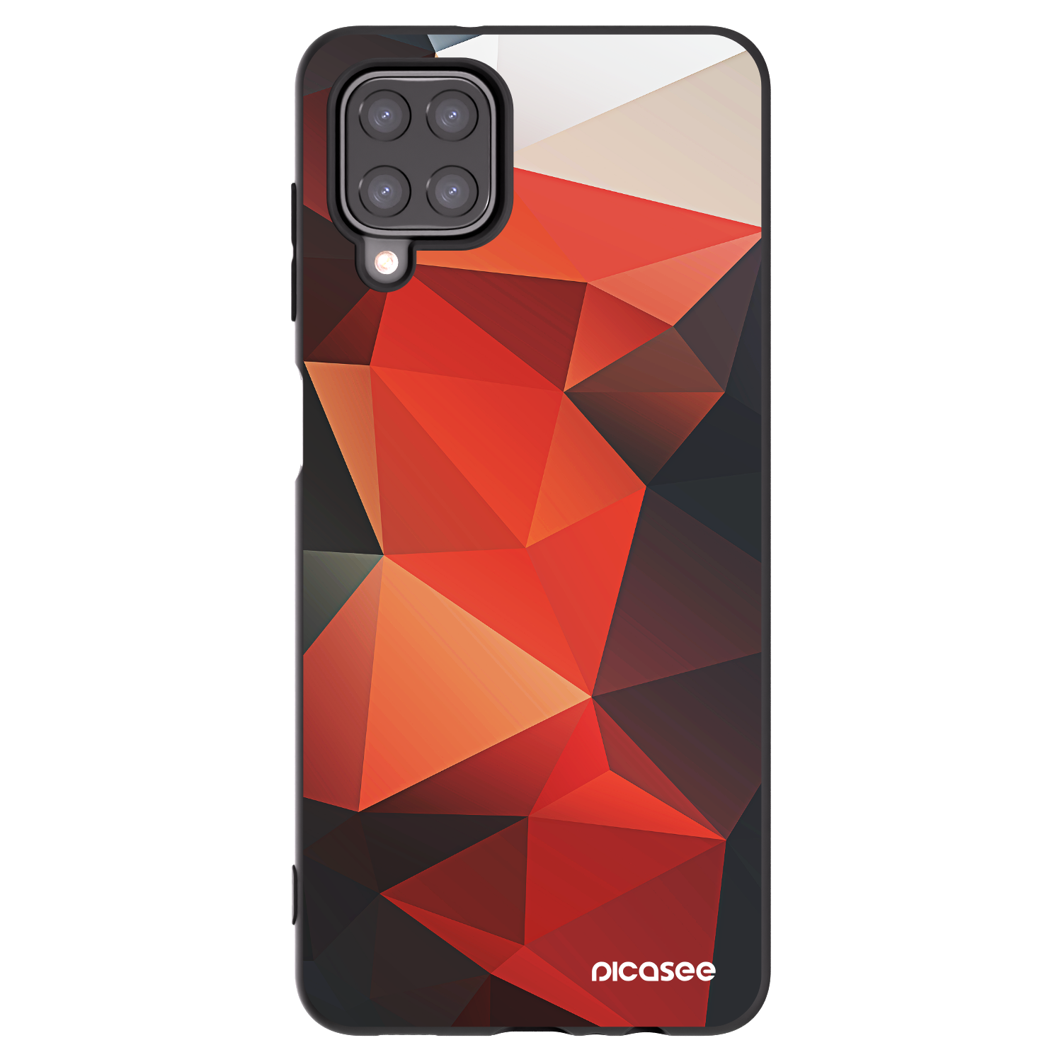 Picasee silikonowe czarne etui na Samsung Galaxy A12 A125F - Wallpaper 2