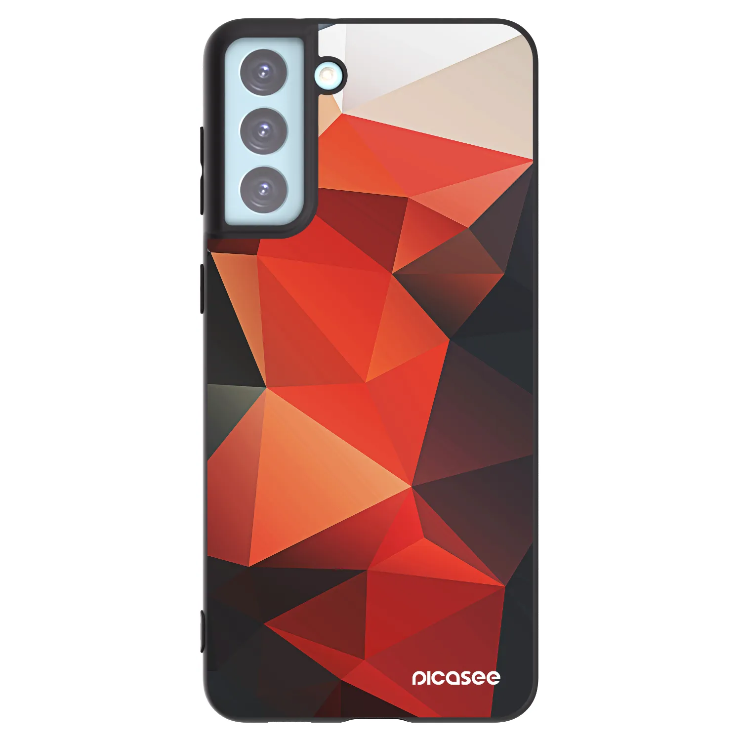 Picasee silikonowe czarne etui na Samsung Galaxy S21+ 5G G996F - Wallpaper 2