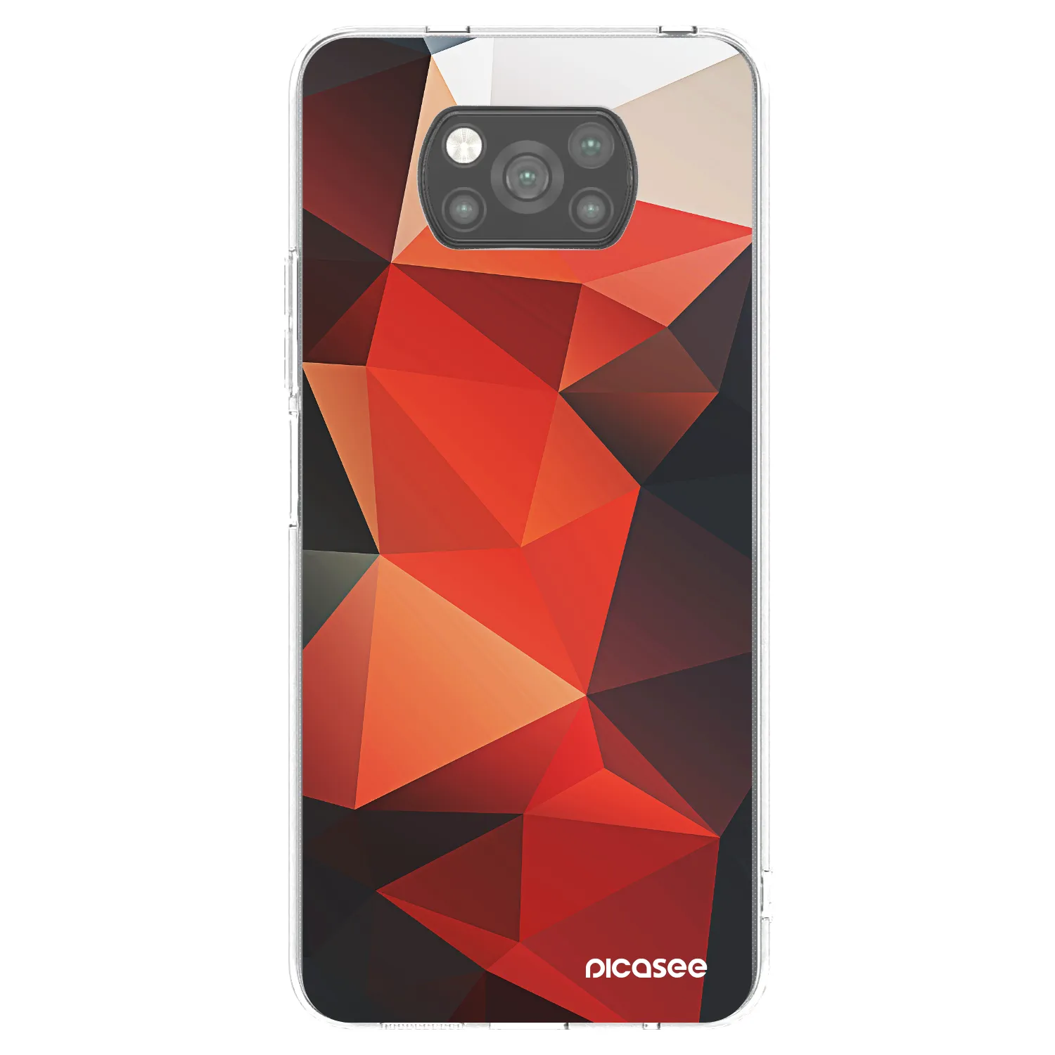 Picasee silikonowe czarne etui na Xiaomi Poco X3 Pro - Wallpaper 2