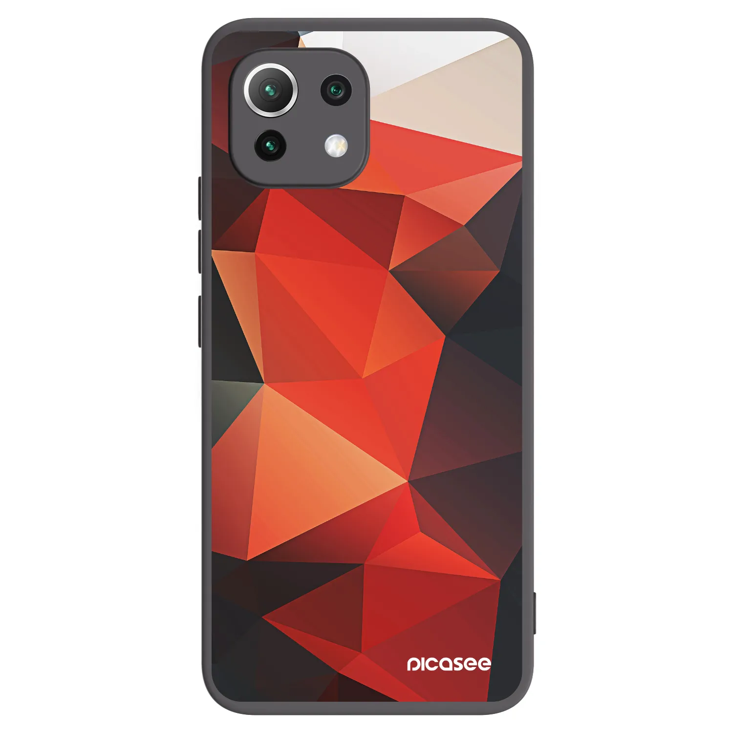 Picasee silikonowe czarne etui na Xiaomi Mi 11 Lite - Wallpaper 2