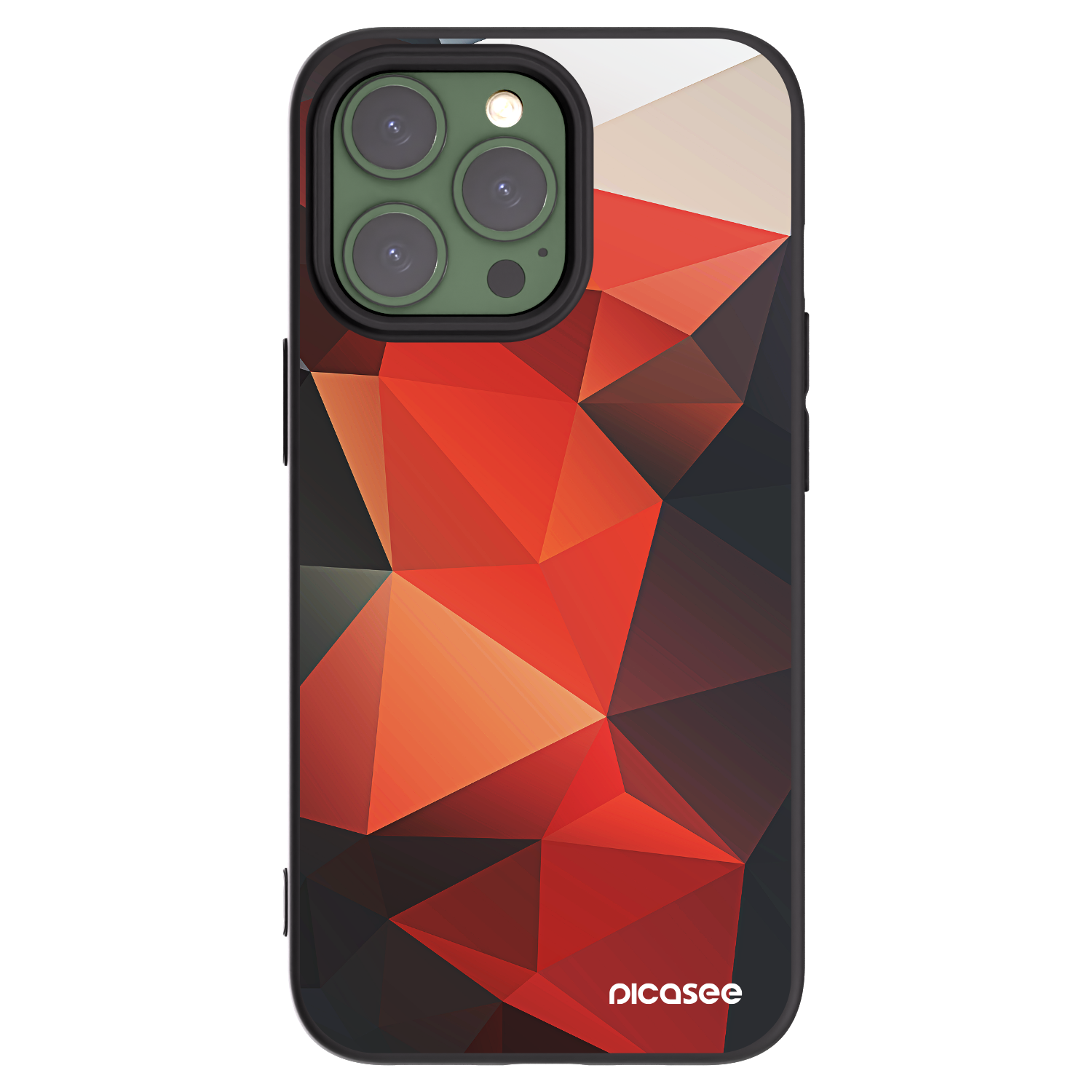 Picasee silikonowe czarne etui na Apple iPhone 13 Pro - Wallpaper 2