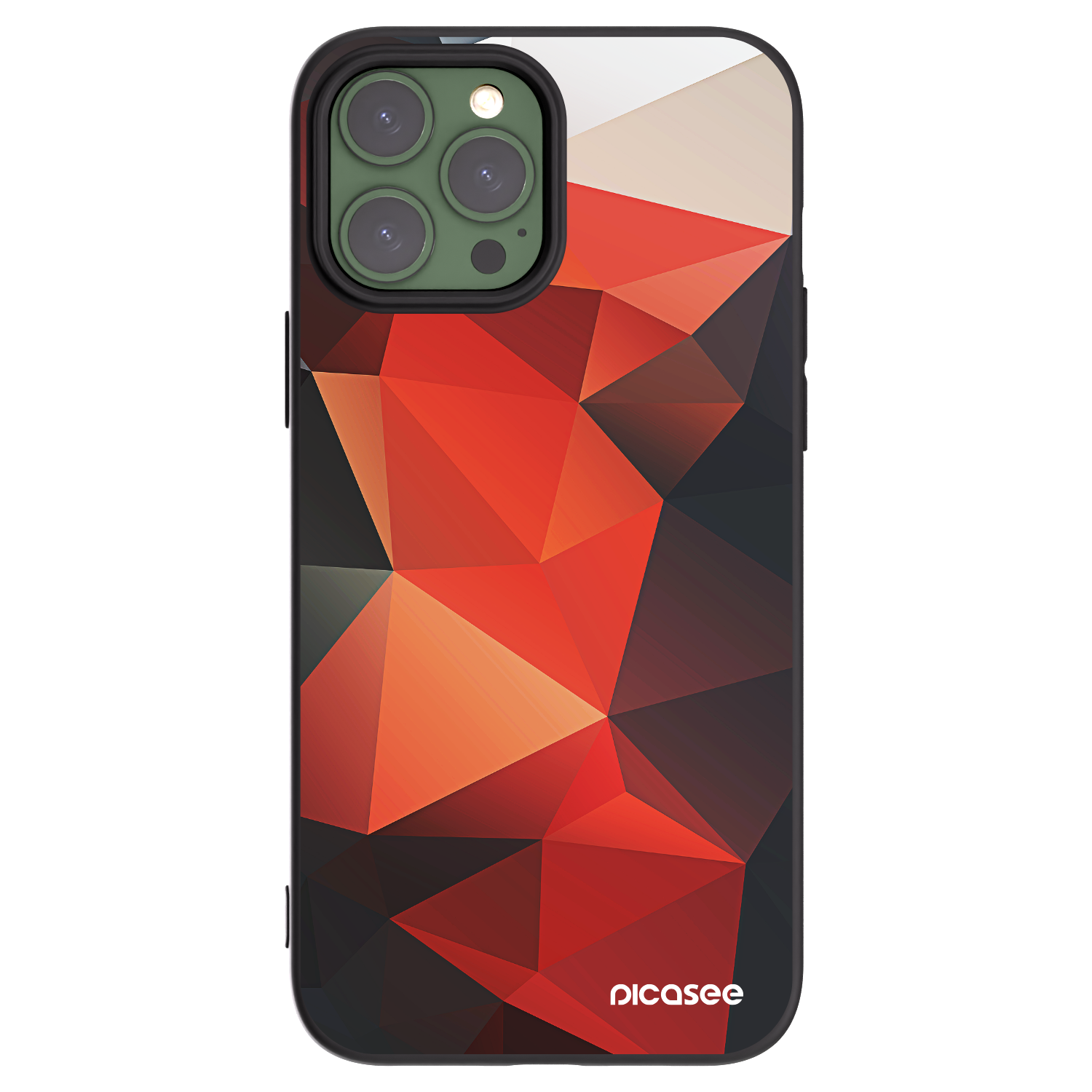 Picasee silikonowe czarne etui na Apple iPhone 13 Pro Max - Wallpaper 2