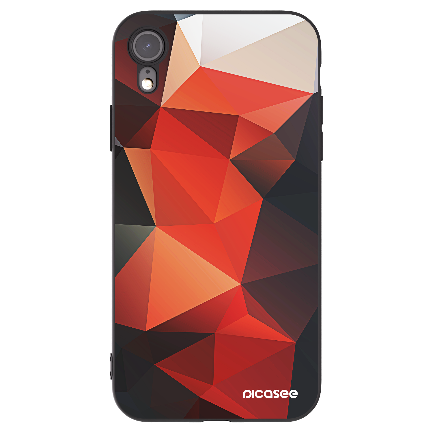 Picasee silikonowe czarne etui na Apple iPhone XR - Wallpaper 2