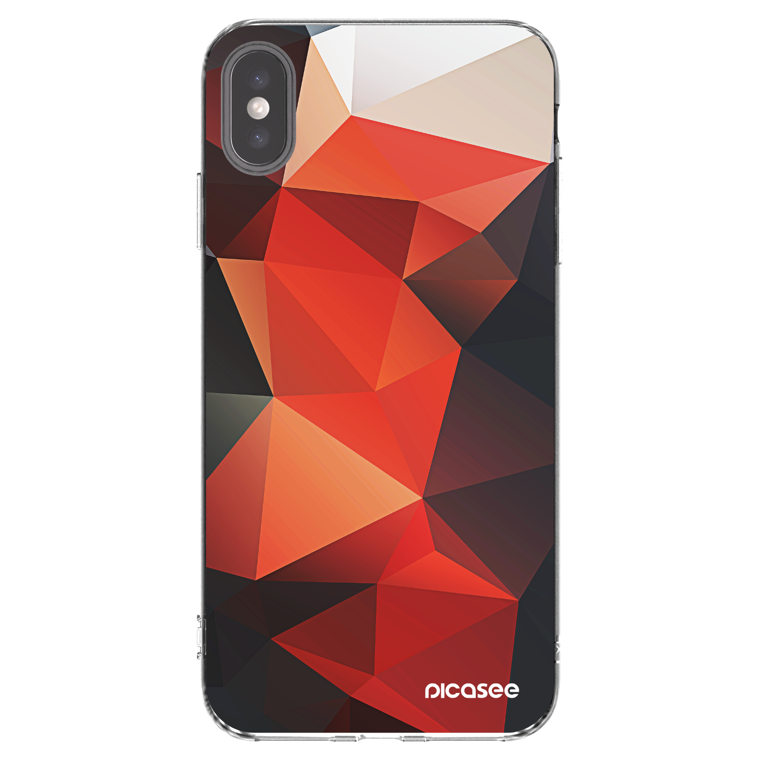 Picasee silikonowe przeźroczyste etui na Apple iPhone XS Max - Wallpaper 2