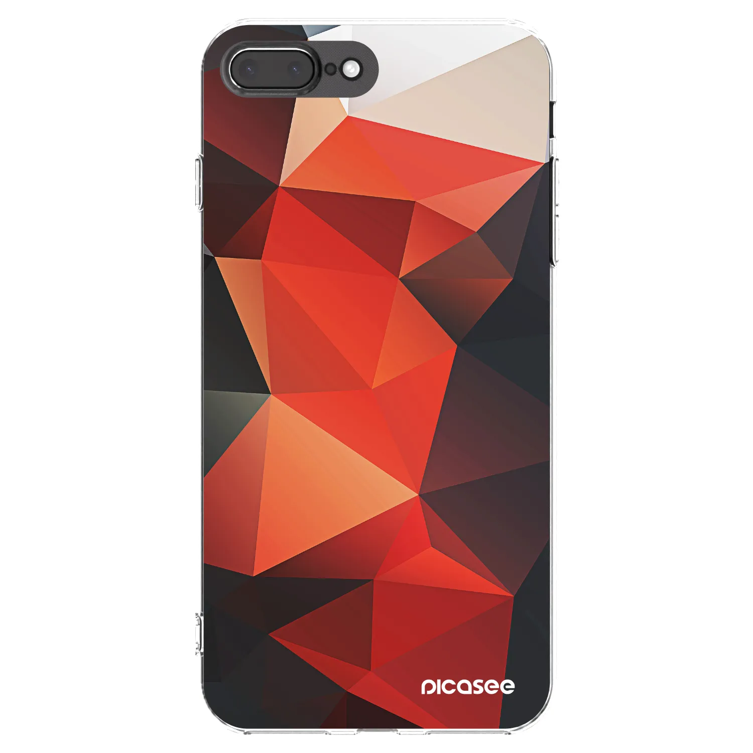 Picasee silikonowe przeźroczyste etui na Apple iPhone 7 Plus - Wallpaper 2