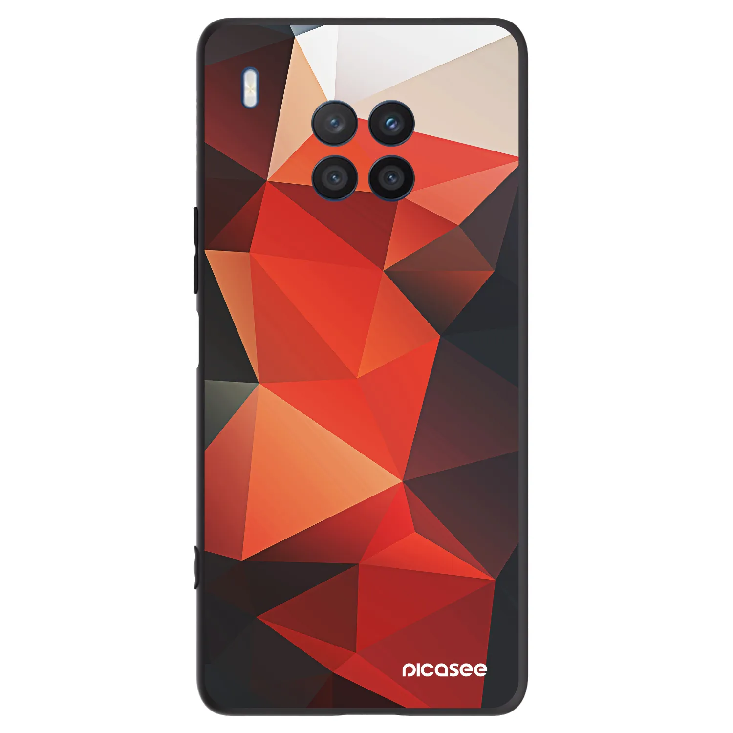 Picasee silikonowe czarne etui na Honor 50 Lite - Wallpaper 2