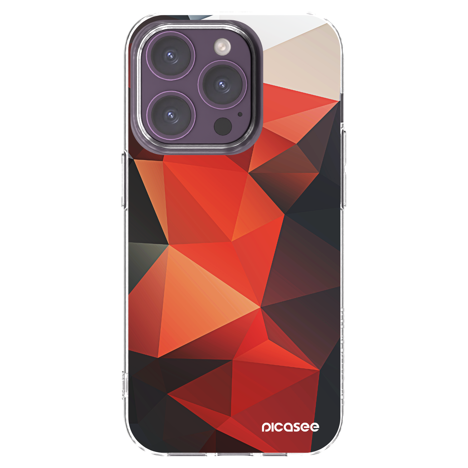 Picasee silikonowe przeźroczyste etui na Apple iPhone 14 Pro - Wallpaper 2