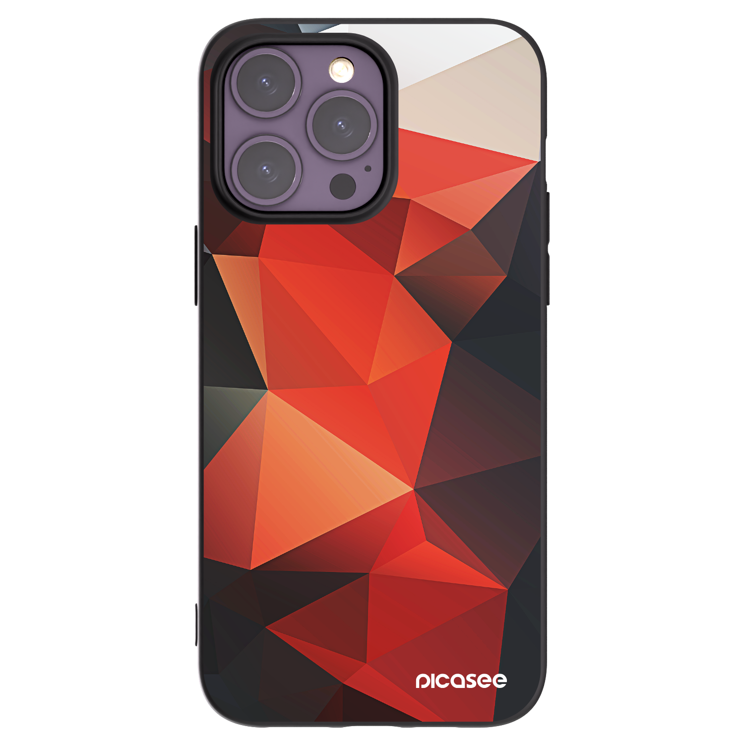 Picasee silikonowe czarne etui na Apple iPhone 14 Pro Max - Wallpaper 2