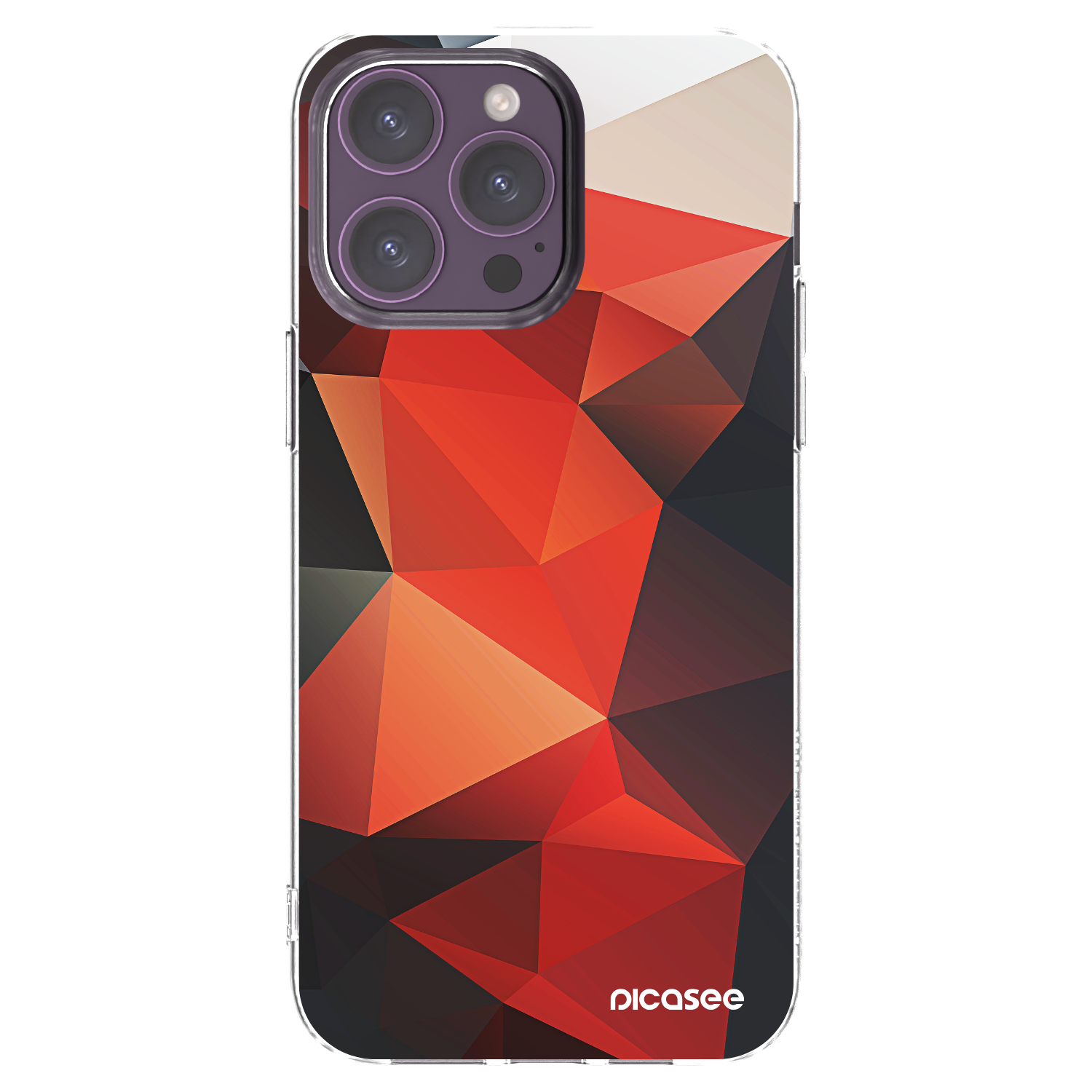 Picasee silikonowe przeźroczyste etui na Apple iPhone 14 Pro Max - Wallpaper 2