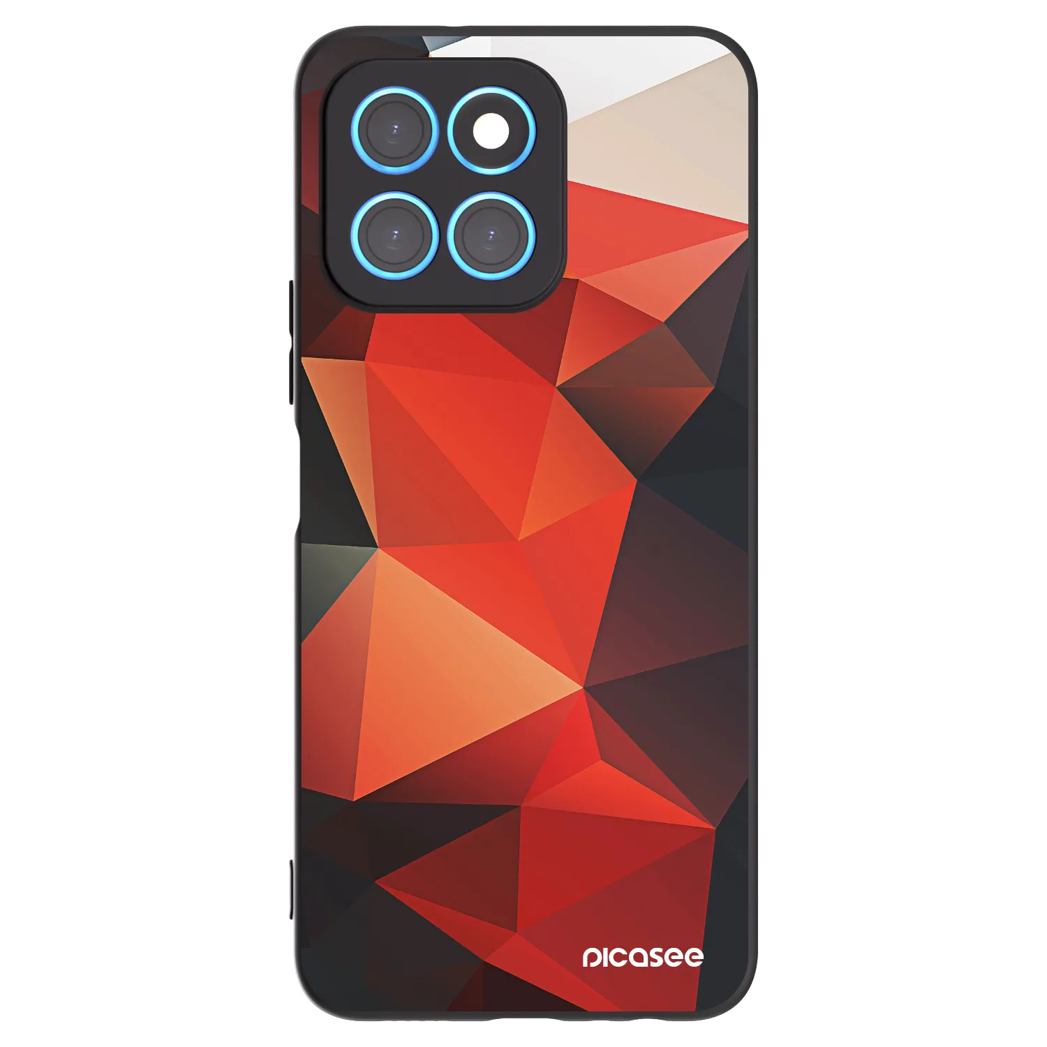 Picasee silikonowe czarne etui na Honor X8 5G - Wallpaper 2