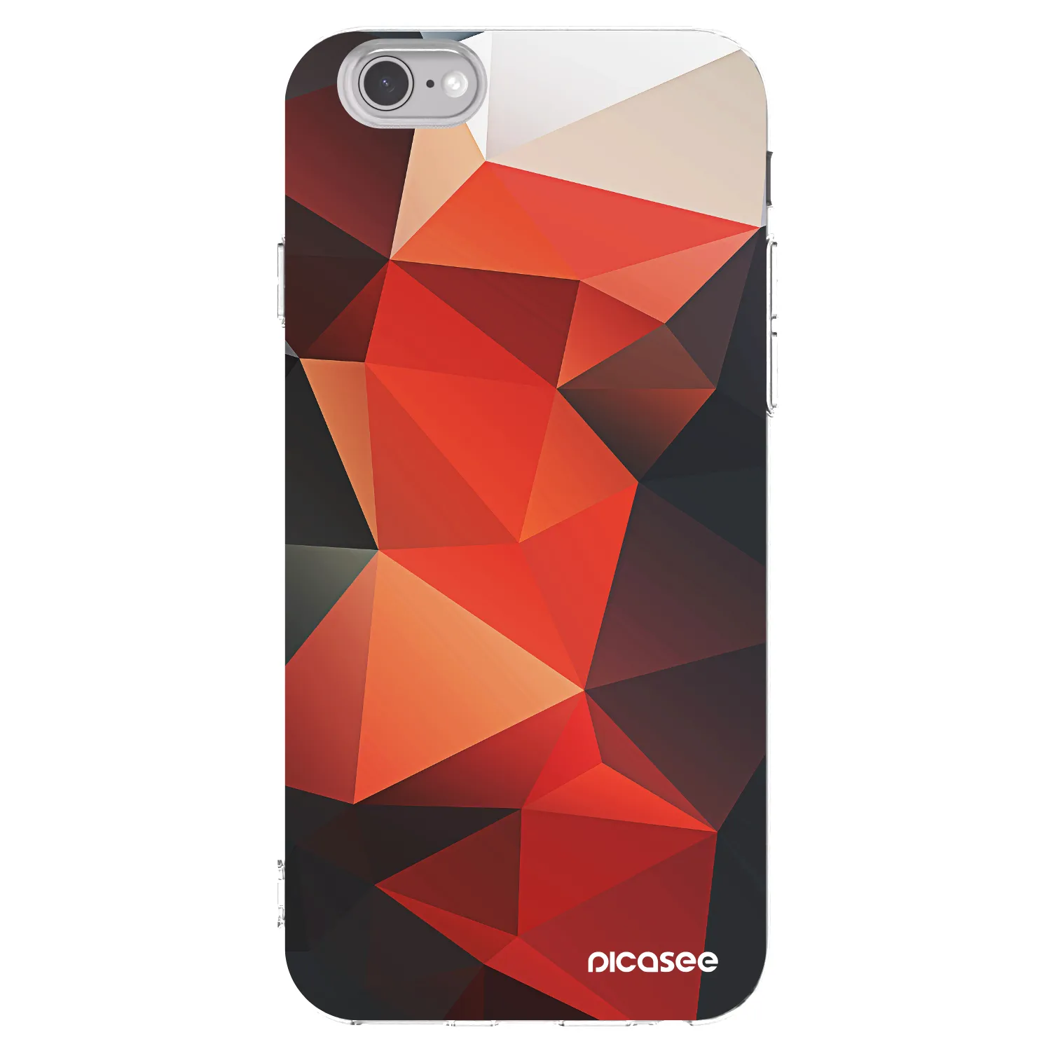 Picasee silikonowe przeźroczyste etui na Apple iPhone 6/6S - Wallpaper 2