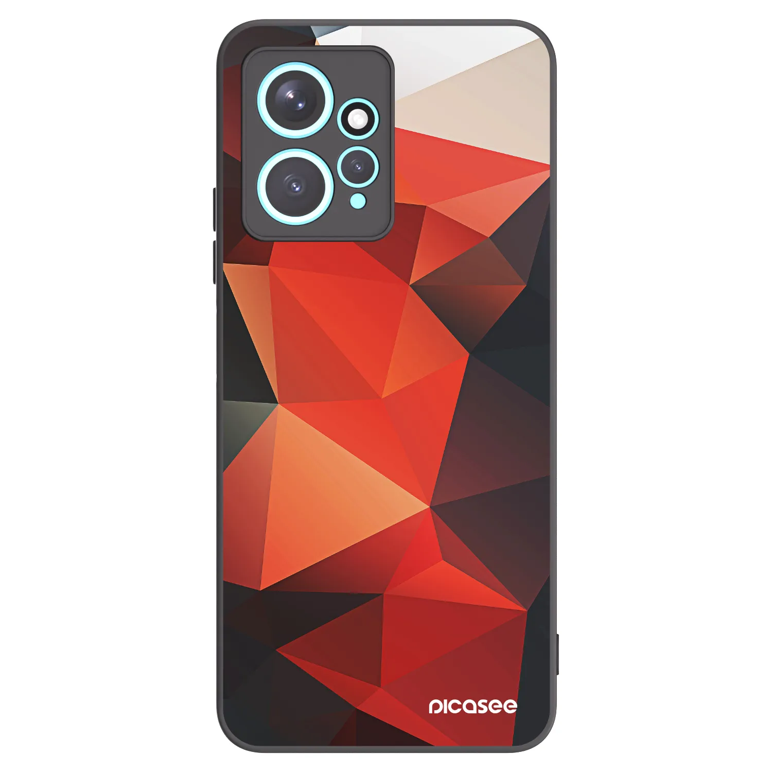Picasee silikonowe czarne etui na Xiaomi Redmi Note 12 4G - Wallpaper 2