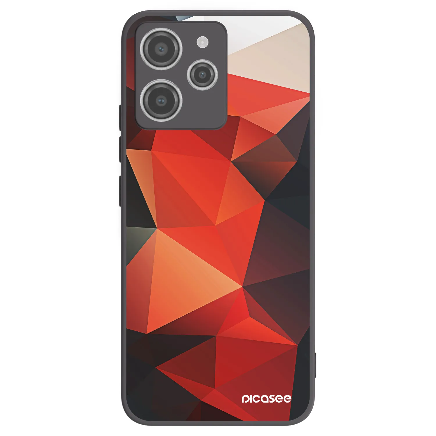 Picasee silikonowe czarne etui na Xiaomi Redmi 12 4G - Wallpaper 2