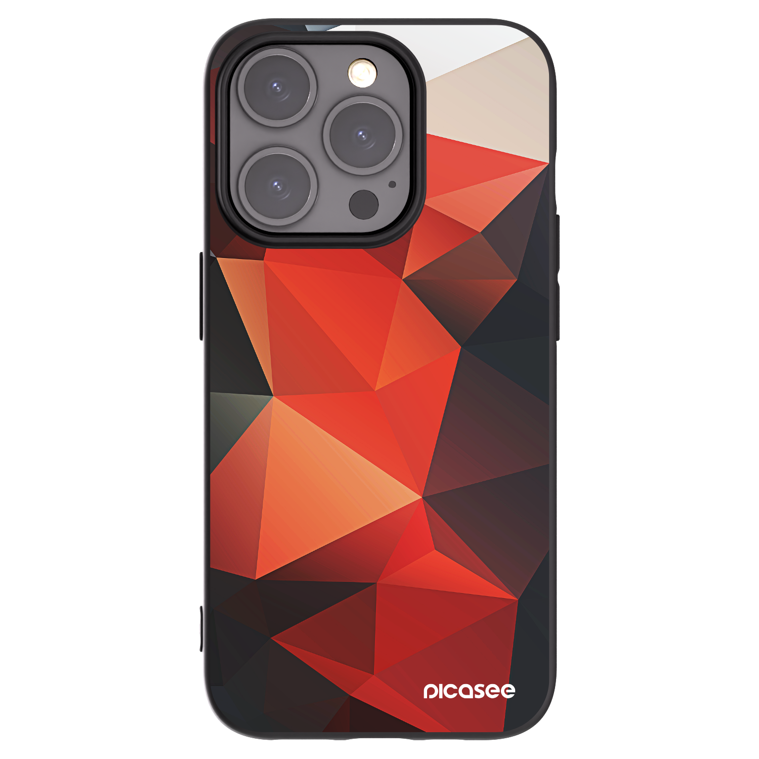 Picasee silikonowe czarne etui na Apple iPhone 15 Pro - Wallpaper 2