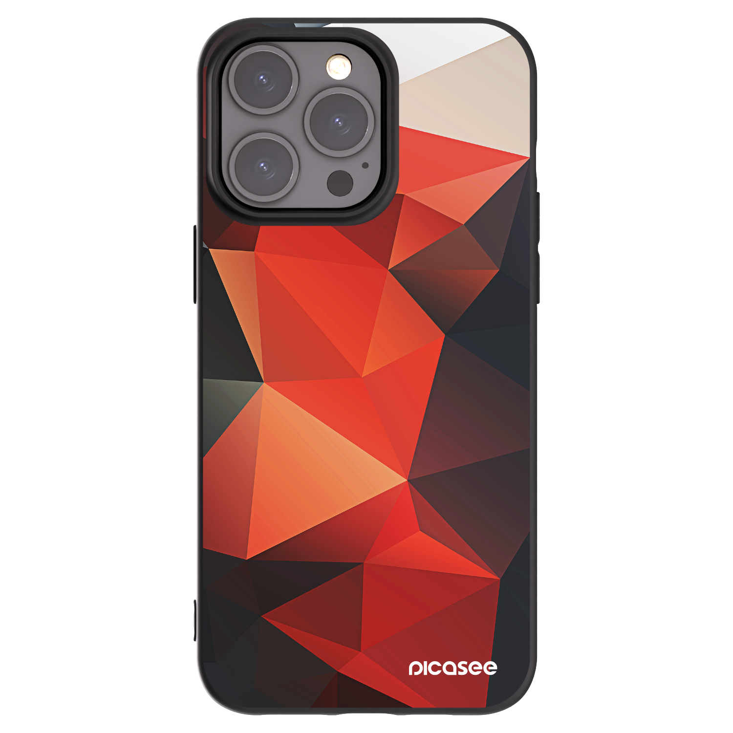 Picasee silikonowe czarne etui na Apple iPhone 15 Pro Max - Wallpaper 2