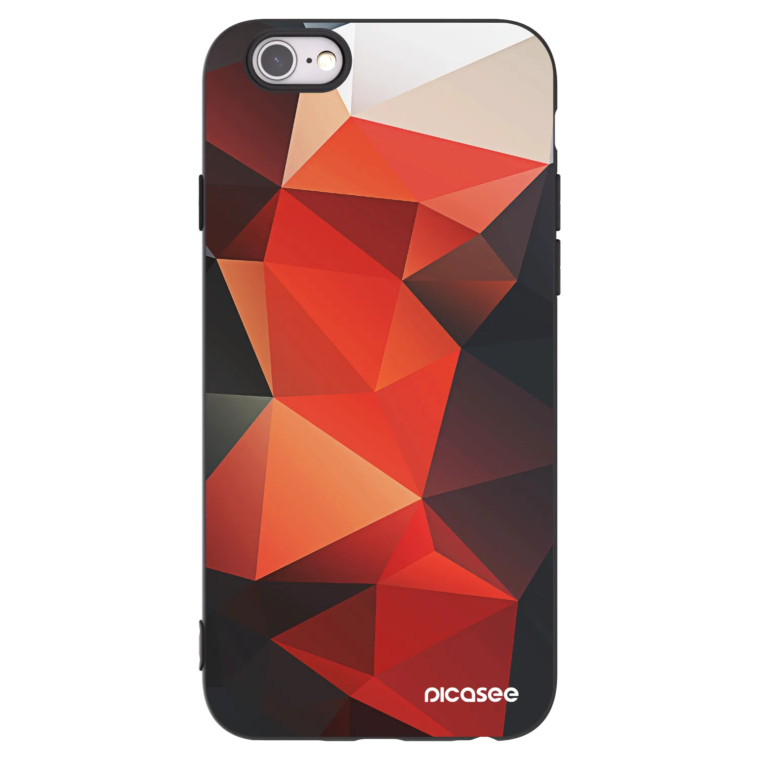 Picasee silikonowe czarne etui na Apple iPhone 6/6S - Wallpaper 2