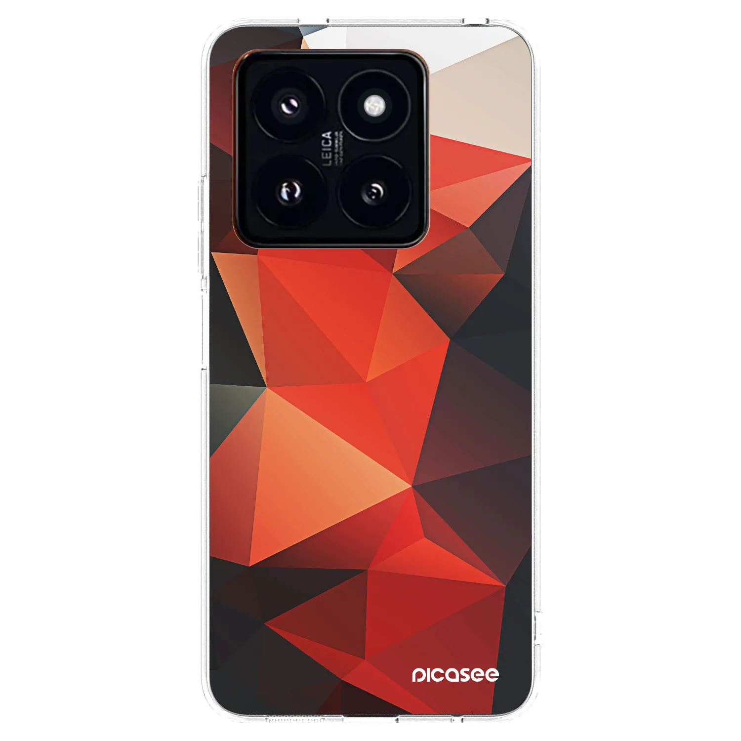Picasee silikonowe przeźroczyste etui na Xiaomi 14 Pro - Wallpaper 2