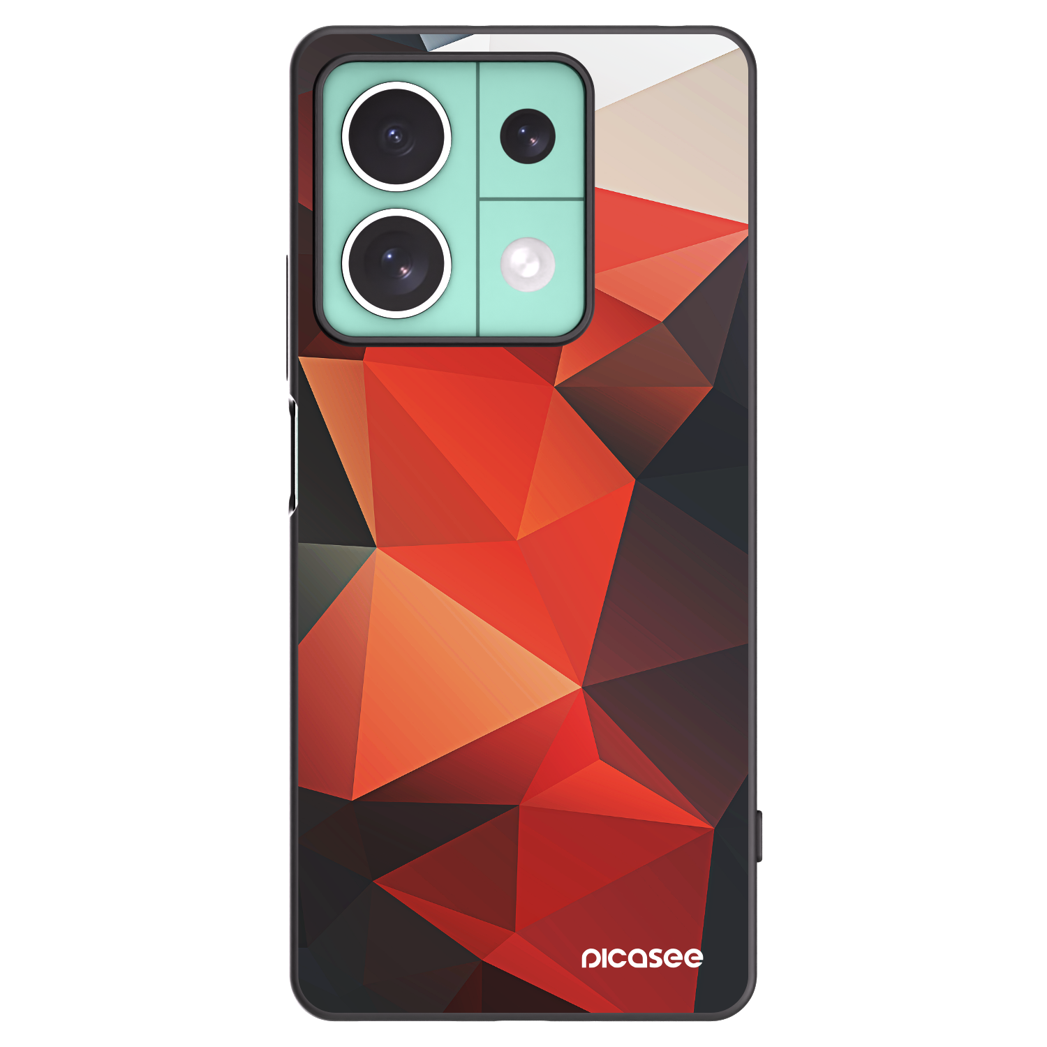 Picasee silikonowe czarne etui na Xiaomi Redmi Note 13 5G - Wallpaper 2