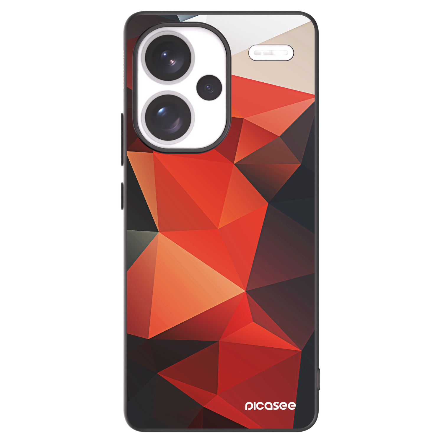 Picasee silikonowe czarne etui na Xiaomi Redmi Note 13 Pro+ 5G - Wallpaper 2
