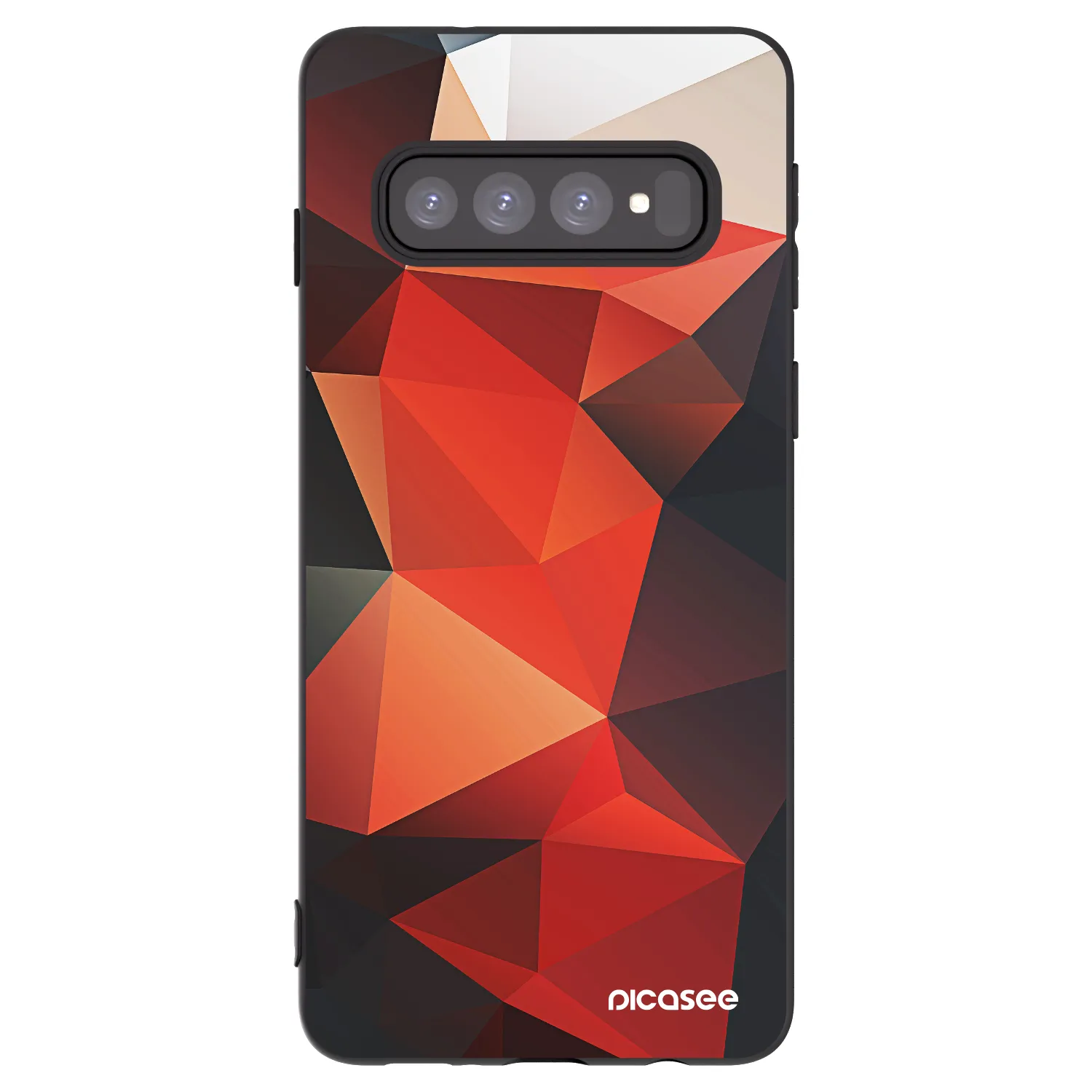 Picasee silikonowe czarne etui na Samsung Galaxy S10 G973 - Wallpaper 2