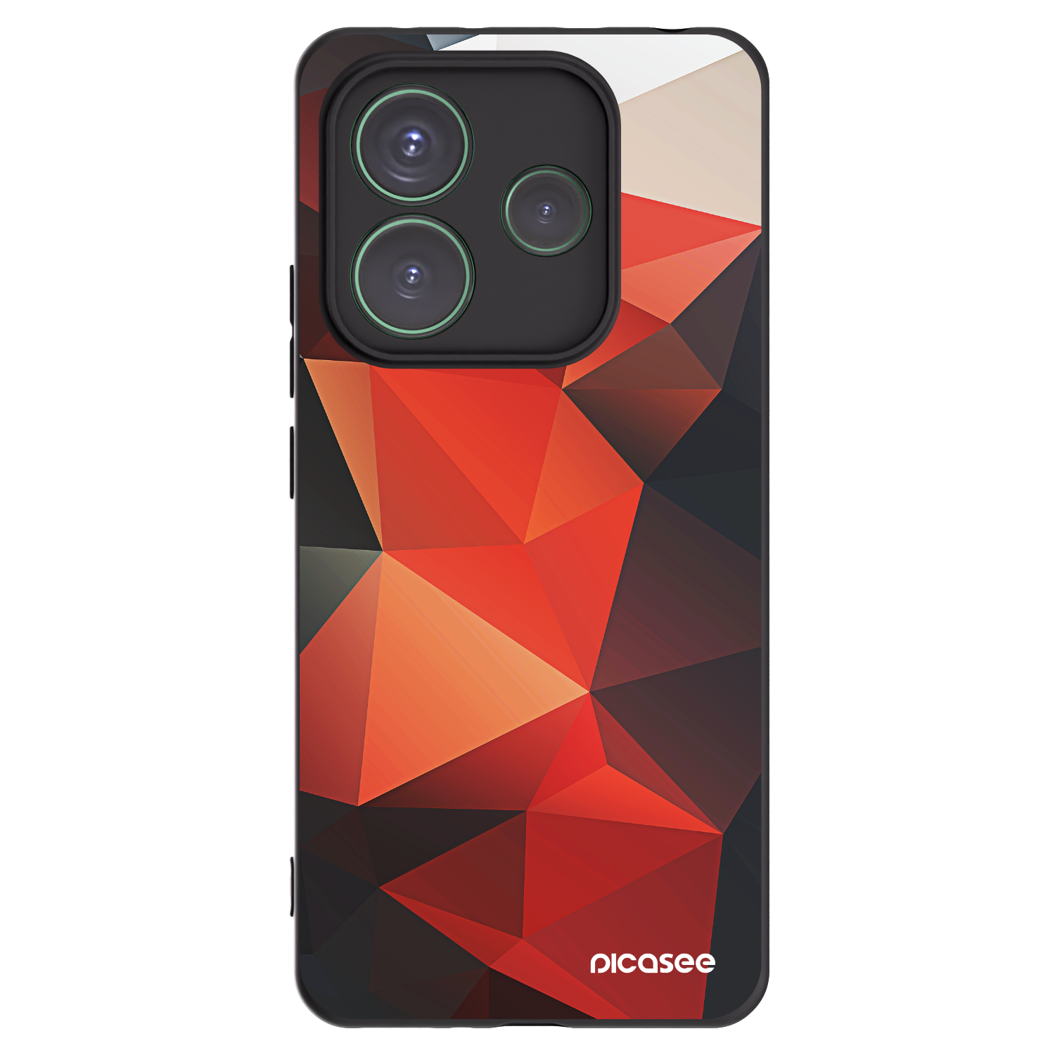 Picasee silikonowe czarne etui na Xiaomi Redmi Note 14 5G - Wallpaper 2