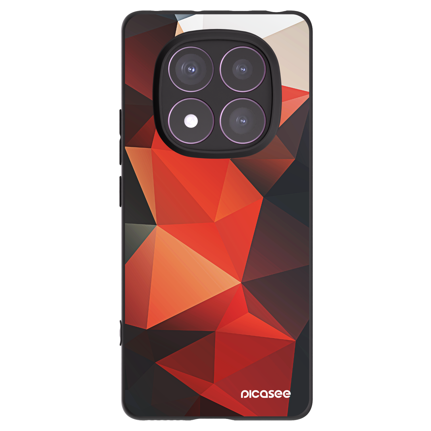 Picasee silikonowe czarne etui na Xiaomi Redmi Note 14 Pro 4G - Wallpaper 2