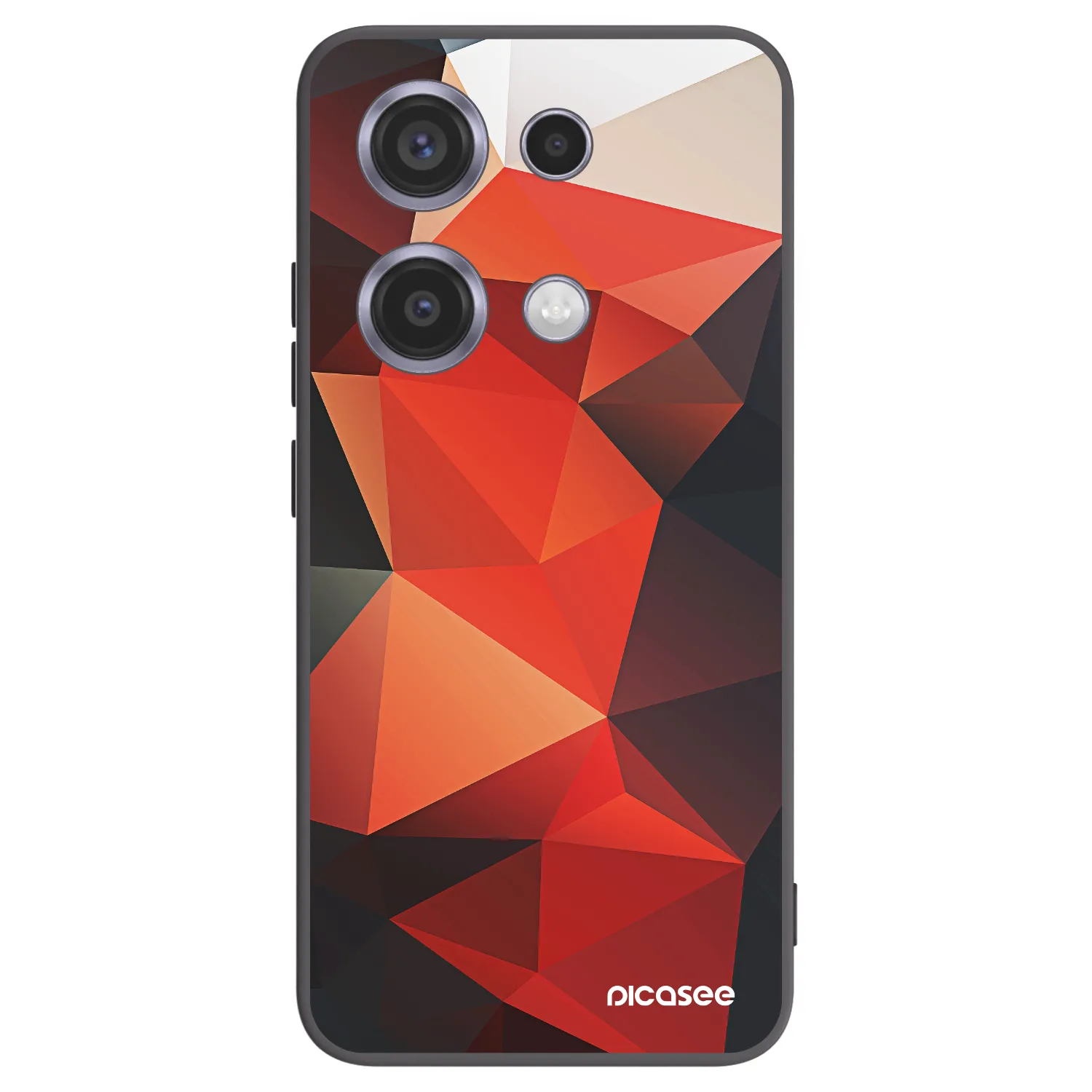 Picasee silikonowe czarne etui na Xiaomi Redmi Note 14S - Wallpaper 2