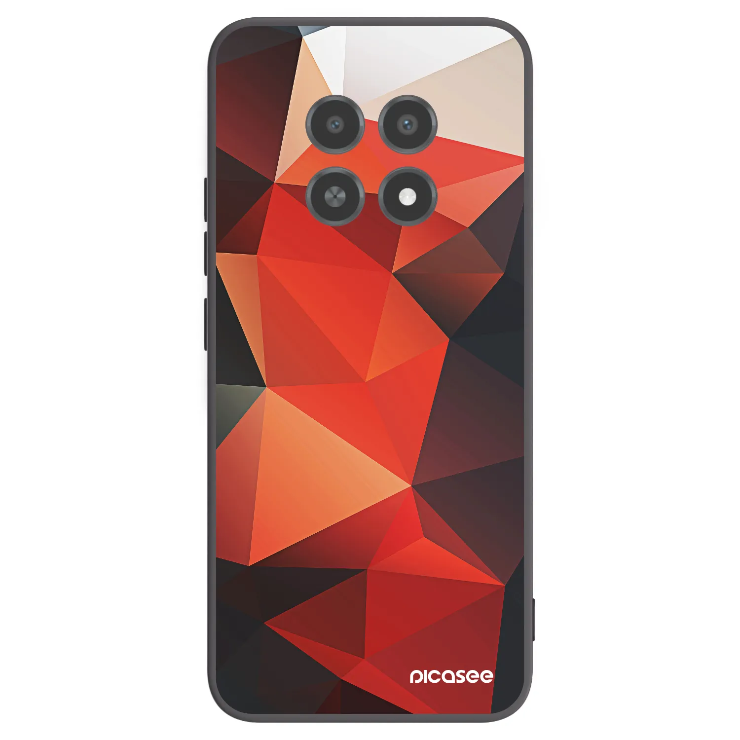 Picasee silikonowe czarne etui na Realme 12X - Wallpaper 2