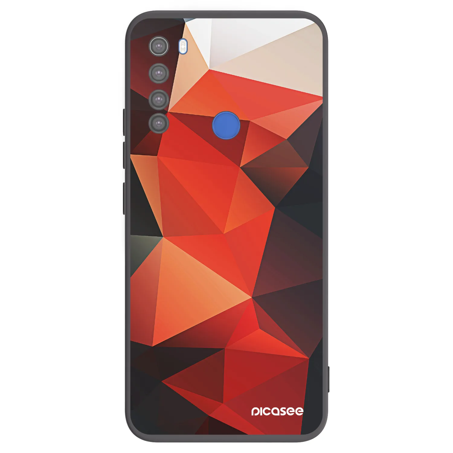 Picasee silikonowe czarne etui na Xiaomi Redmi Note 8T - Wallpaper 2