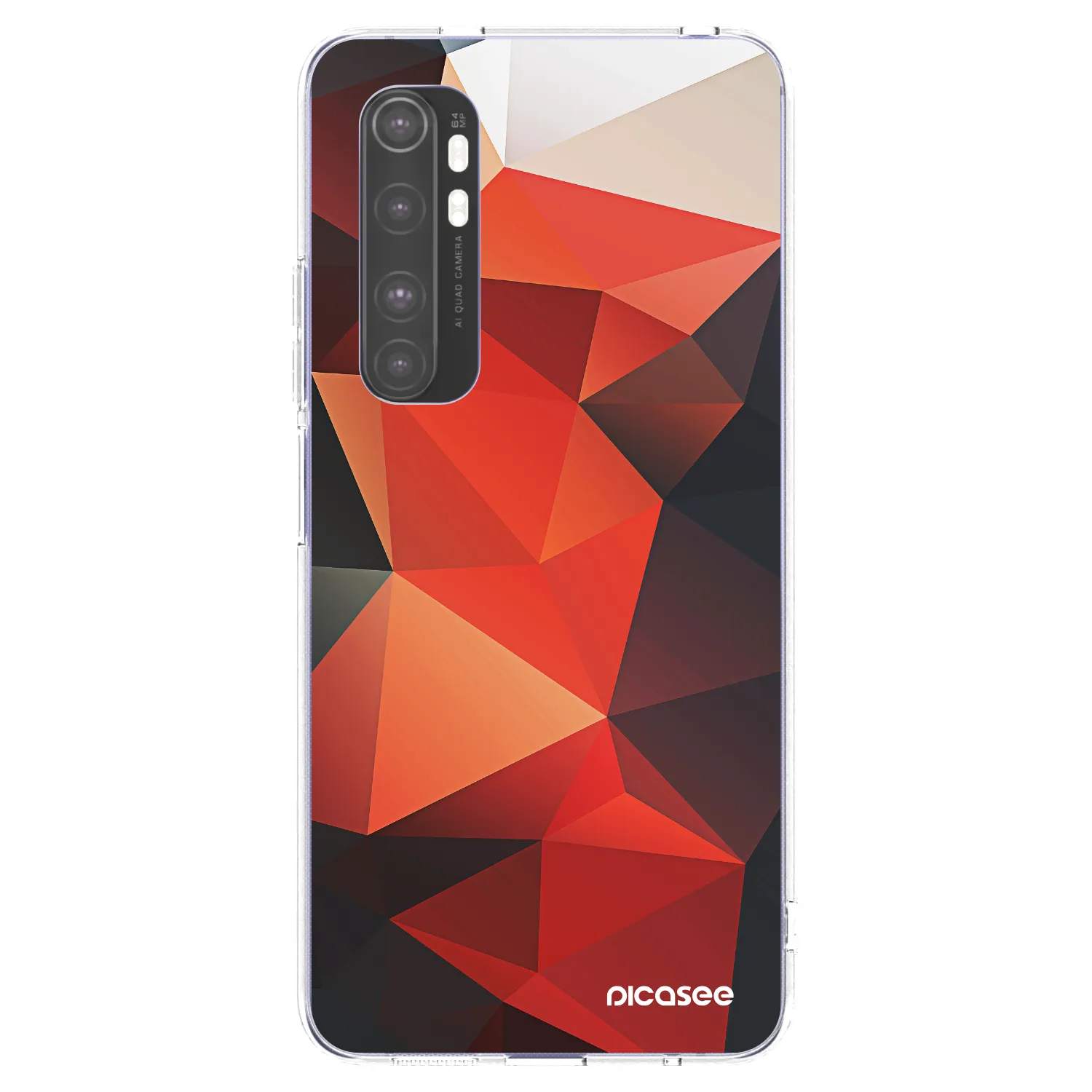 Picasee silikonowe przeźroczyste etui na Xiaomi Mi Note 10 Lite - Wallpaper 2