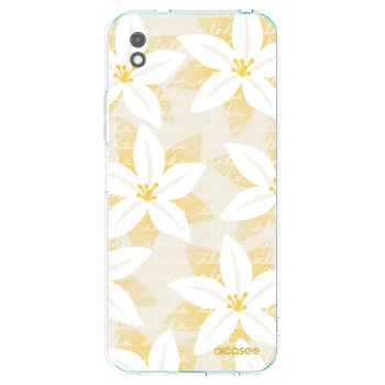 Picasee silikonowe czarne etui na Xiaomi Redmi 9A - Island Leave