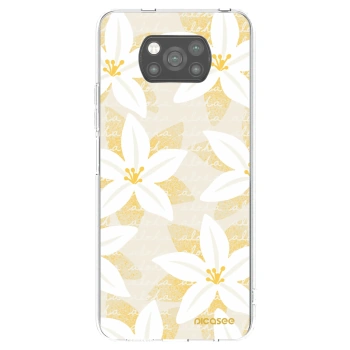 Picasee silikonowe czarne etui na Xiaomi Poco X3 Pro - Island Leave
