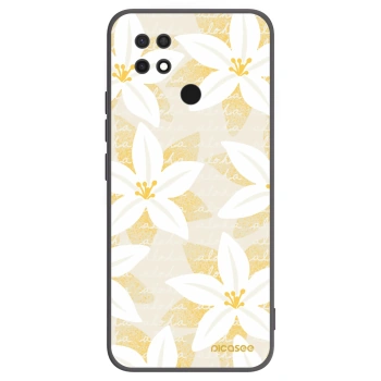 Picasee silikonowe czarne etui na Xiaomi Redmi 10C - Island Leave