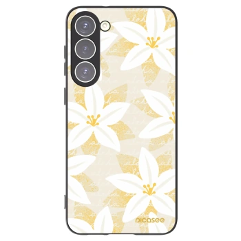 Picasee silikonowe czarne etui na Samsung Galaxy S23+ 5G - Island Leave