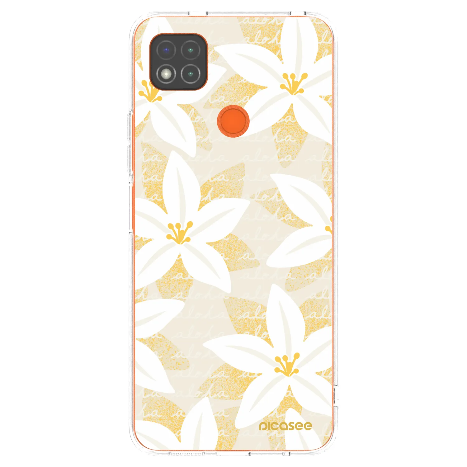 Picasee silikonowe przeźroczyste etui na Xiaomi Redmi 9C - Island Leave