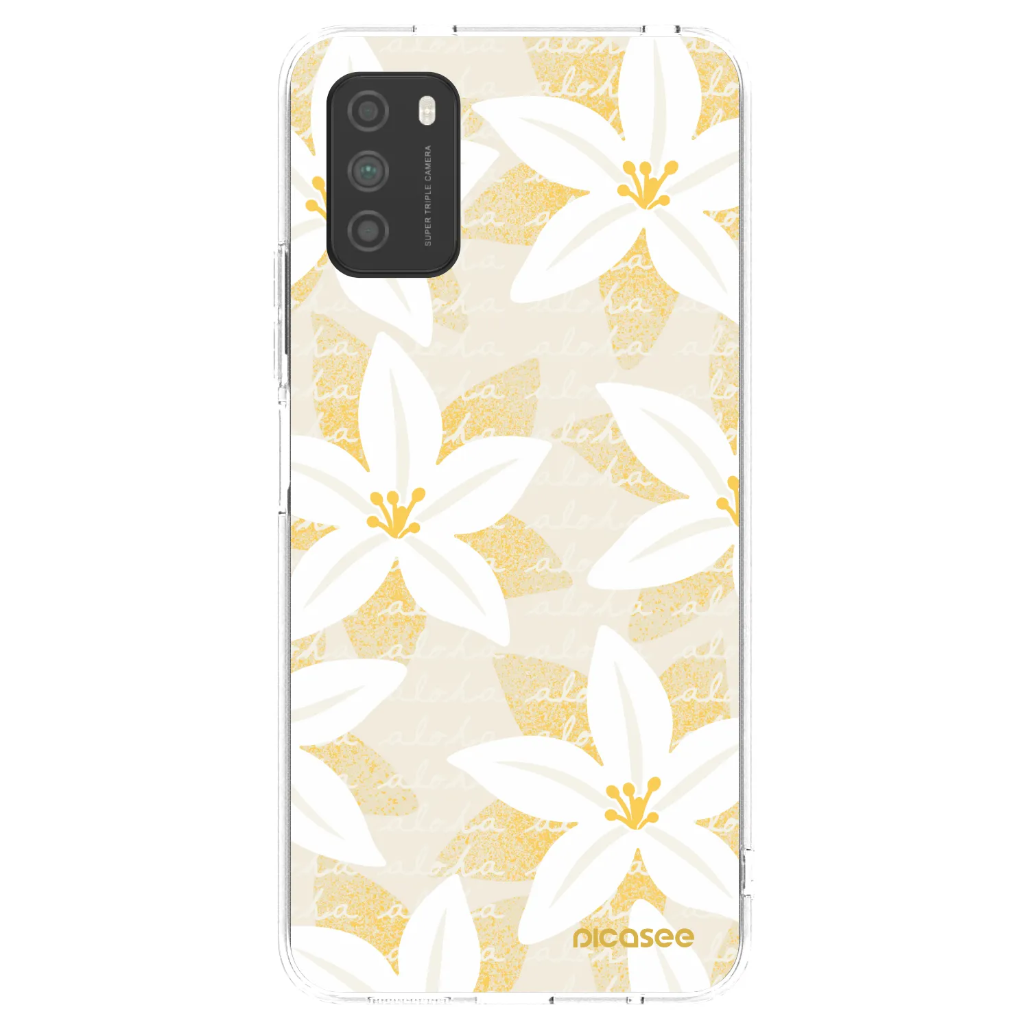 Picasee silikonowe przeźroczyste etui na Xiaomi Poco M3 - Island Leave