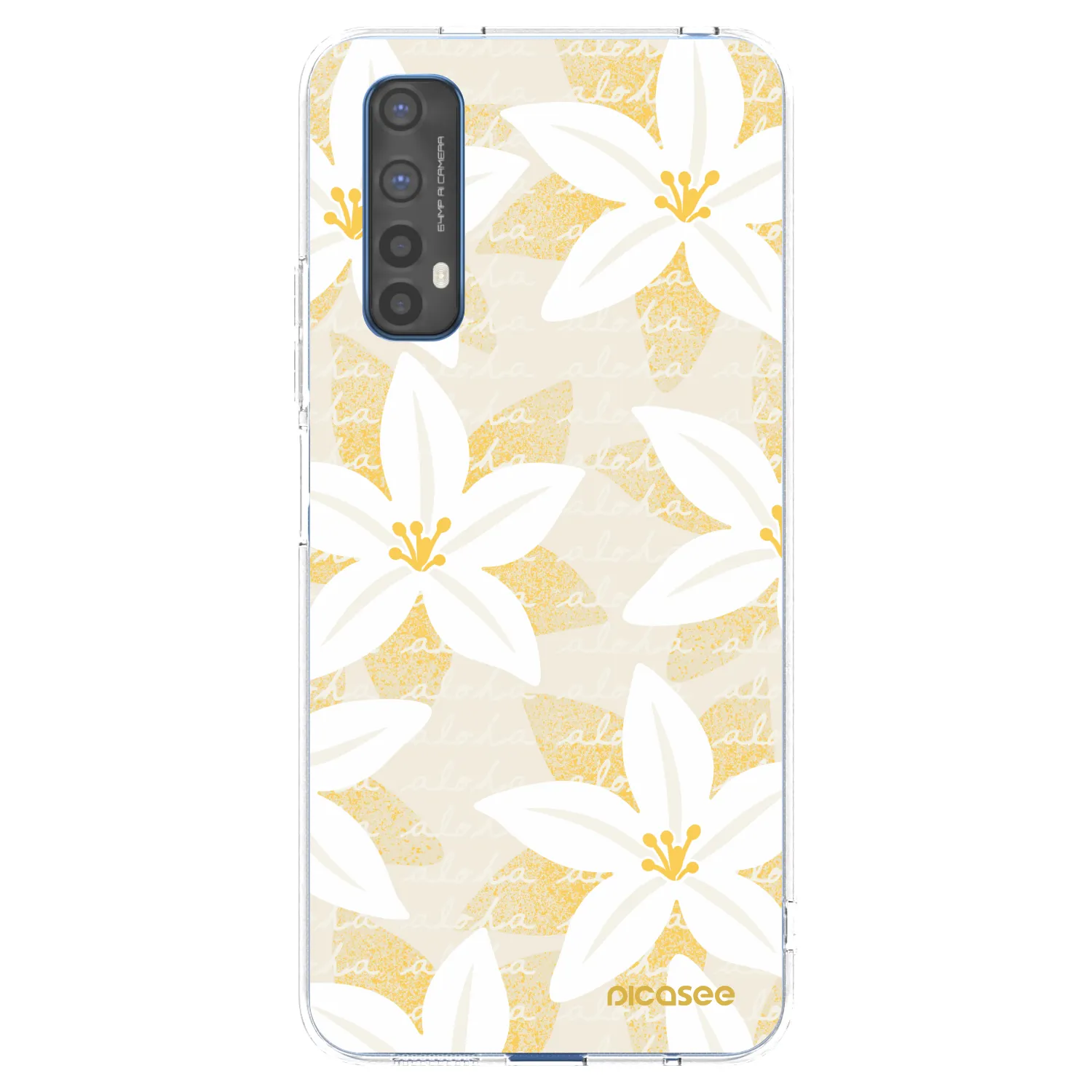 Picasee silikonowe przeźroczyste etui na Realme 7 - Island Leave