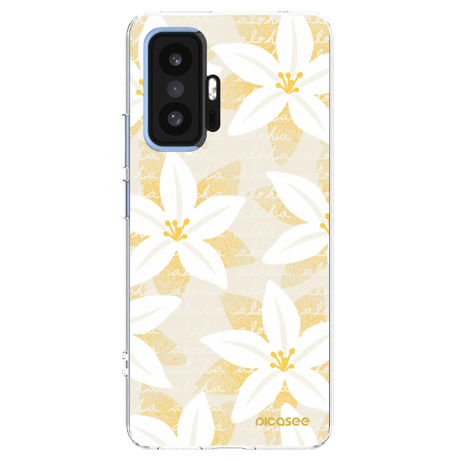 Picasee silikonowe przeźroczyste etui na Xiaomi 11T Pro - Island Leave