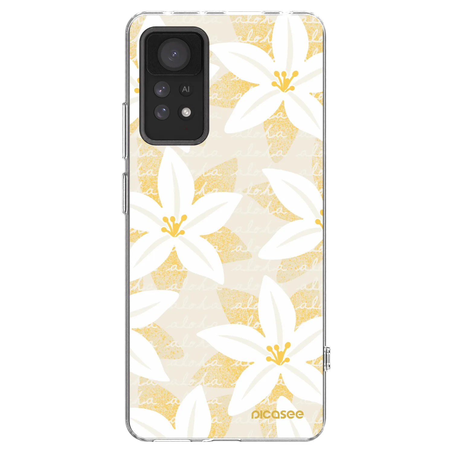 Picasee silikonowe przeźroczyste etui na Xiaomi Redmi Note 11 Pro - Island Leave